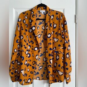 3.1 Phillip Lim for Target Leopard Print Blazer Jacket S